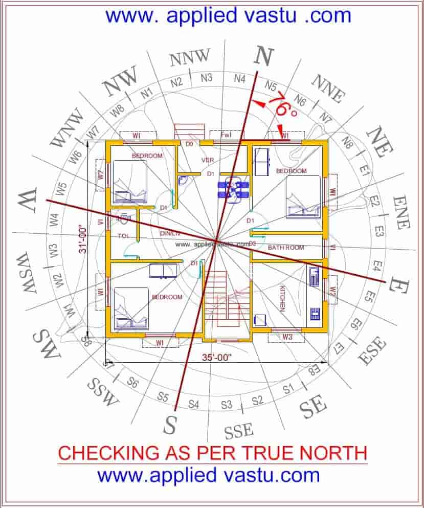 29x479 North Facing House Plan As Per Vastu Shastra Is Given In This ...